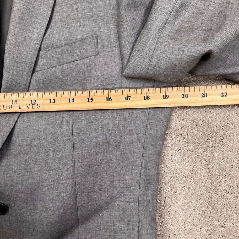 Jos A Bank 1905 Suit Mens 40R 33W Light Gray 2-Button Bespoke Corporate Groom